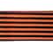 2.5" x 6.6yd. Orange & Black Striped Wired Faux Linen Ribbon by Celebrate It®